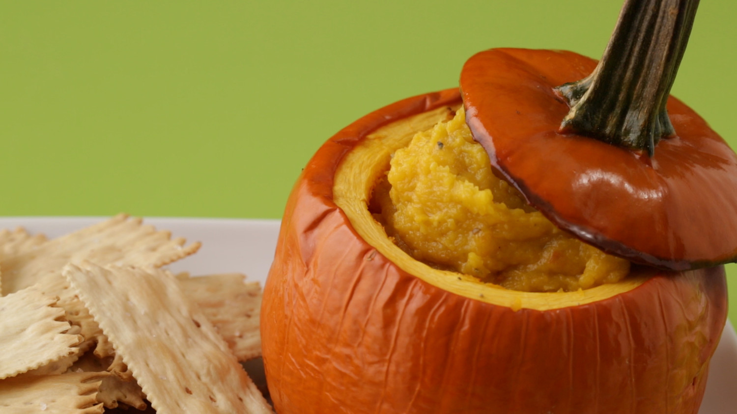 Video Pumpkin Dip with Garlic and Rosemary Martha Stewart